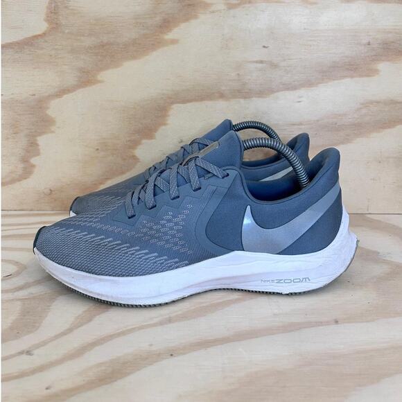Nike - Zoom Winflo - Running Shoes - Gray - Women's - 9.5 - AQ8228-002 - Picture 3 of 9